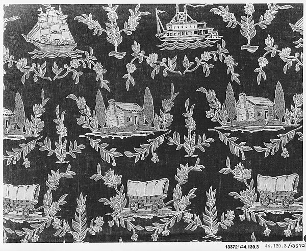 Piece, Ollie Scott Butler (American), Cotton, printed, American 