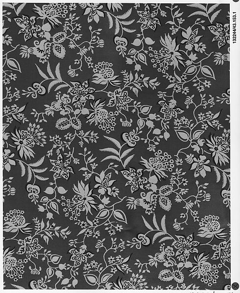 Sample, Lucy Eisenberg (active ca. 1942–1944), Cotton, printed, American 