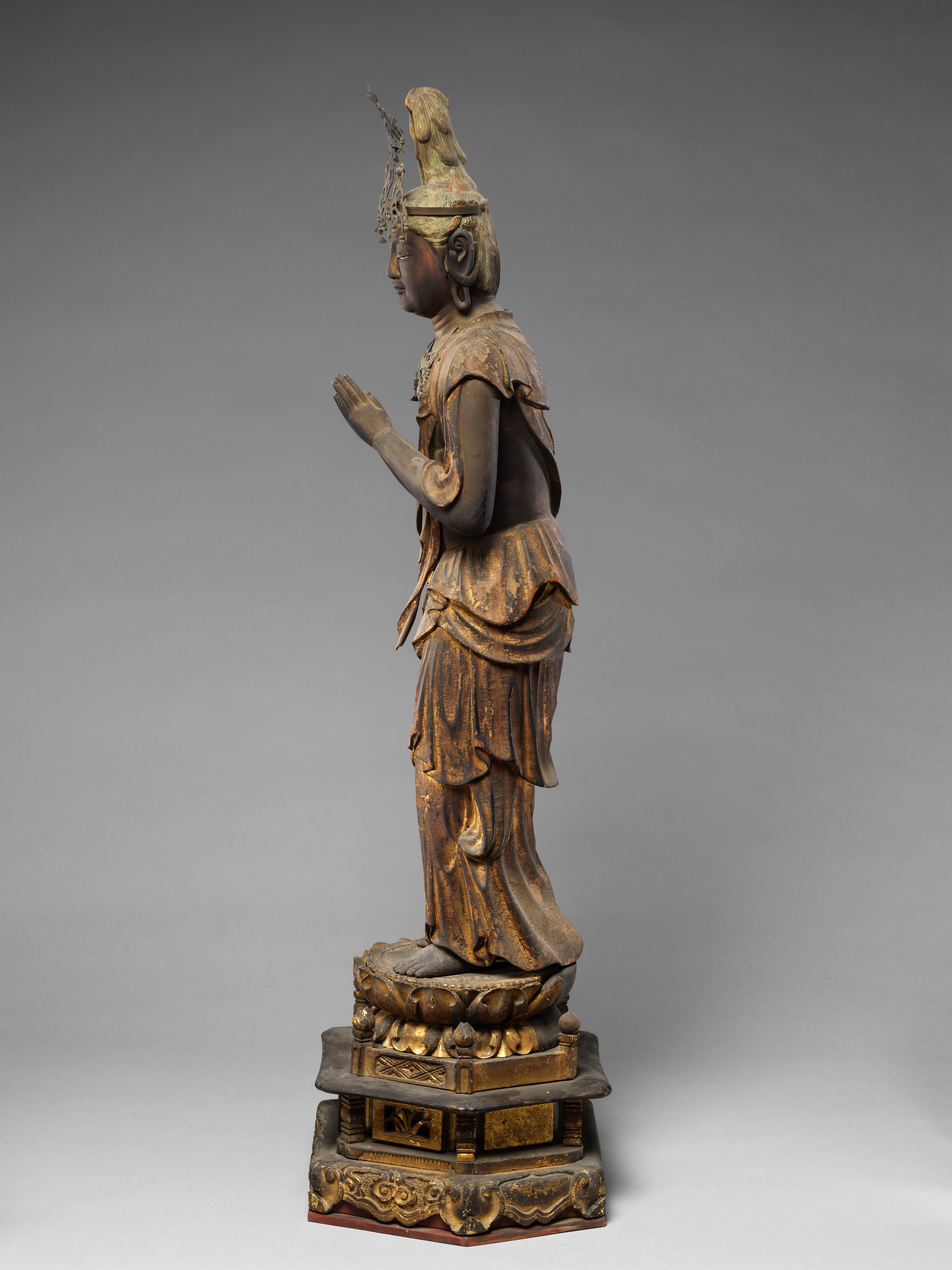 Attendant Bodhisattva Seishi - Japan - Kamakura period (1185–1333
