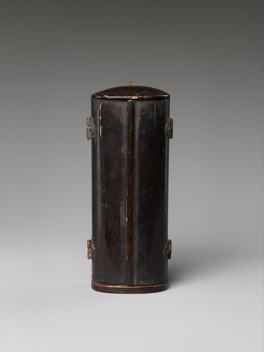 Portable Shrine (zushi) with Fudō Myōō, the Immovable Wisdom King, Wood with lacquer, gold, metal fittings, Japan