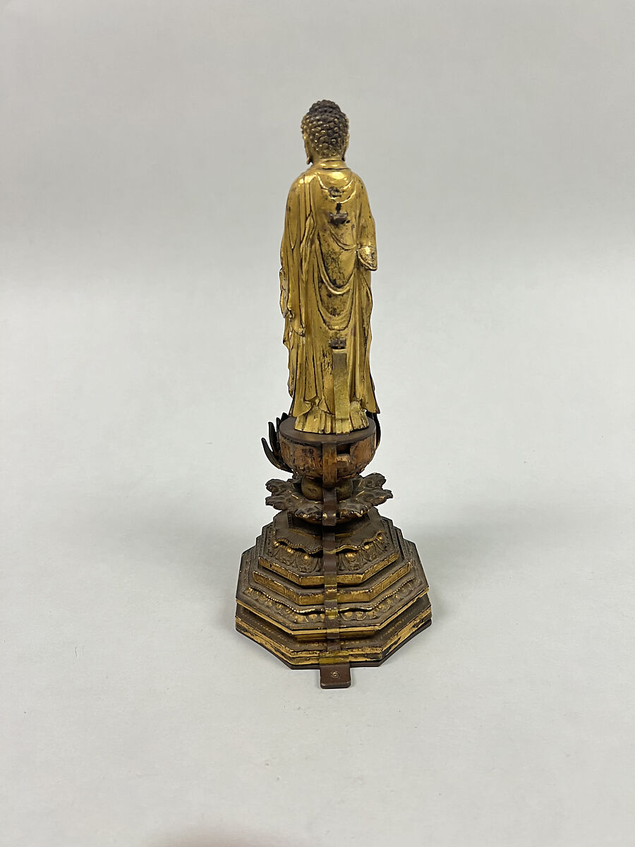 Amida Nyorai, Gilt bronze, Japan