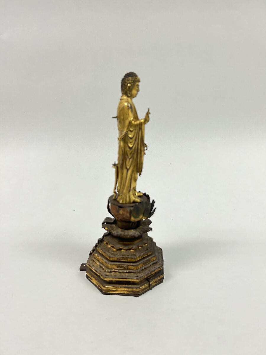 Amida Nyorai, Gilt bronze, Japan