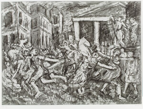 The Rape of the Sabines (#2), from <i>The Poussin Project: A Series of Prints after Nicolas Poussin</i>