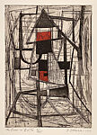 The Barn in Bolton, Dorothy Dehner (American, Cleveland, Ohio 1901–1994 New York), Etching and aquatint