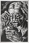 The Fortune-teller, Elmer W. Brown  American, Linocut