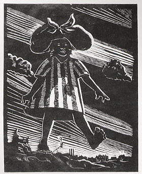 Wash Girl, Samuel Joseph Brown, Jr. (American, Wilmington, North Carolina 1907–1994 Philadelphia, Pennsylvania), Linocut on Asian paper 