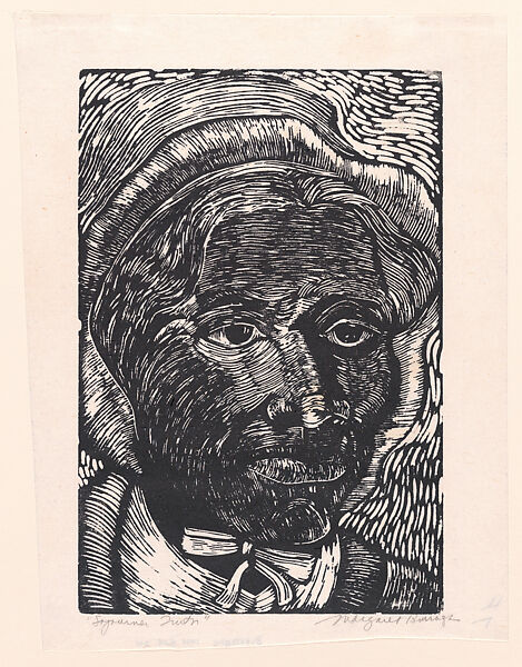 Sojourner Truth, Margaret Burroughs (American, St. Rose, Louisiana 1917–2010 Chicago, Illinois), Woodblock 
