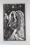 The Annunciation; Flight Into Egypt; African-American Madonna; Jesus is Nailed to the Cross, Allan Rohan Crite (American, North Plainfield, New Jersey 1910–2007 Boston, Massachusetts), Four linocuts