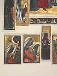 5 Joyful Mysteries, Allan Rohan Crite (American, North Plainfield, New Jersey 1910–2007 Boston, Massachusetts), 11 relief prints with hand coloring and gold metallic leaf