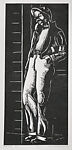 Native Son, William E. Smith (American, 1913–1997), Linocut