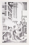 Asphalt Workers, James Lesesne Wells  American, Lithograph