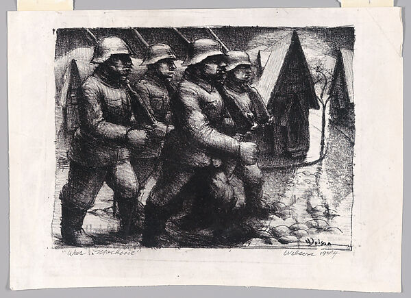 War Machine, John Wilson (American, Roxbury, Massachusetts 1922–2015 Brookline, Massachusetts), Lithograph 