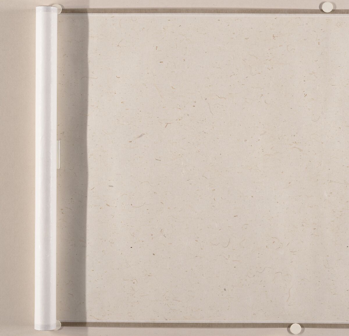 Birds in a lotus pond, Bada Shanren (Zhu Da) (Chinese, 1626–1705), Handscroll; ink on satin, China