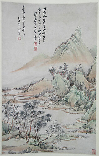 Landscape in the Style of Zhao Boju (Fang Zhao Boju shanshui)