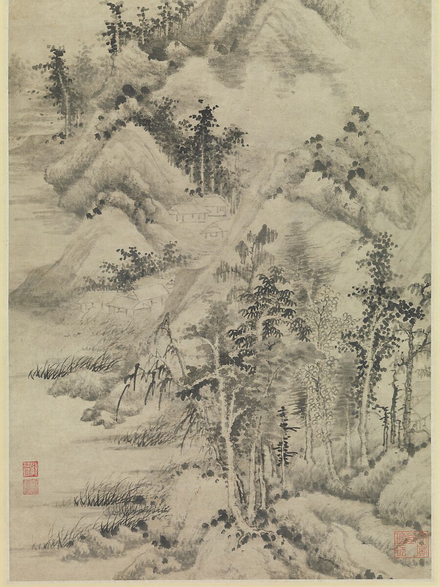 Clearing after Rain over Streams and Mountains, Wang Hui (Chinese, 1632–1717), Hanging scroll; ink on paper, China