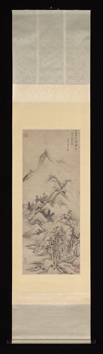 Clearing after Rain over Streams and Mountains, Wang Hui (Chinese, 1632–1717), Hanging scroll; ink on paper, China