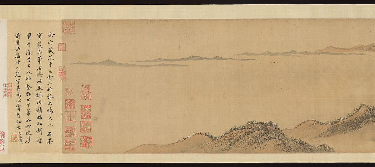 The Colors of Mount Taihang, Wang Hui (Chinese, 1632–1717), Handscroll; ink and color on silk, China