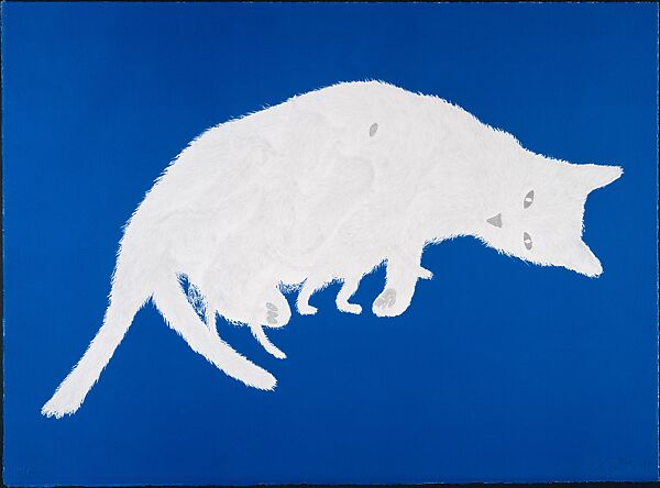 Litter, Kiki Smith (American, born Nuremberg, 1954), Lithograph with hand applied platinum leaf 