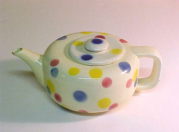 Teapot, Eva Zeisel (American (born Hungary), Budapest 1906–2011 New York City, New York), Glazed earthenware 