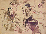 Couple on a Settee