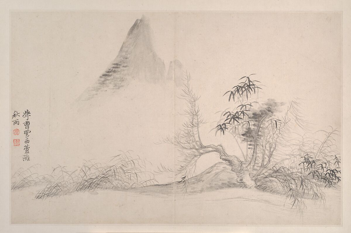 Landscapes in the manner of Song and Yuan masters, Yun Shouping (Chinese, 1633–1690), Album of ten paintings; ink and color on paper, China