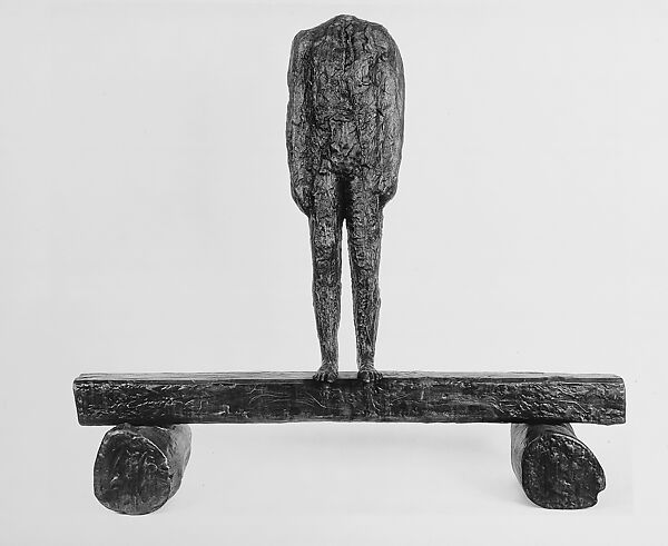 Figure on a Trunk, Magdalena Abakanowicz (Polish, Falenty 1930–2017 Warsaw), Bronze 