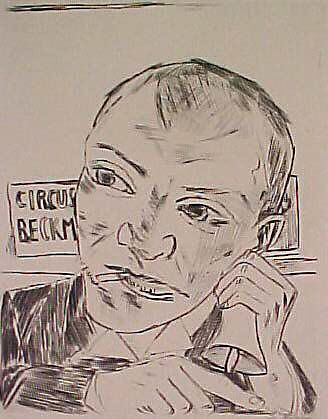 The Announcer (The Barker), from the portfolio ¦The Fair¦, Max Beckmann (German, Leipzig 1884–1950 New York), Drypoint 