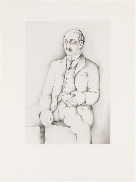 Leopold Bloom, Richard Hamilton (British, London 1922–2011 Oxfordshire), Soft ground etching, roulette, engraving and aquatint 