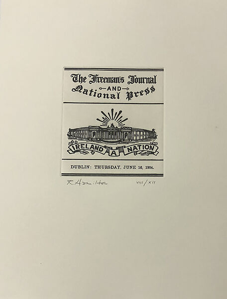Ireland a Nation, Richard Hamilton (British, London 1922–2011 Oxfordshire), Etching and engraving