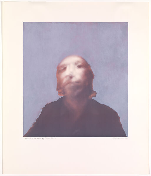 A portrait of the artist by Francis Bacon, Richard Hamilton (British, London 1922–2011 Oxfordshire), Collotype and screenprint 
