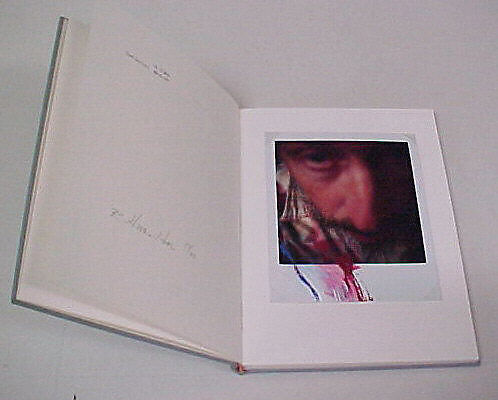 Polaroid Portraits, Vol. 2, Richard Hamilton (British, London 1922–2011 Oxfordshire), Book containing one original self-portrait color Polaroid with gouache 