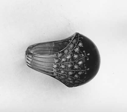 Ring, René-Jules Lalique (French, Aÿ 1860–1945 Paris), Glass