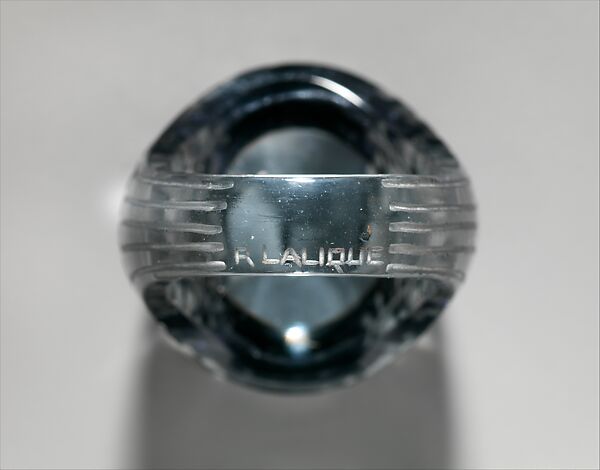 Ring, René-Jules Lalique (French, Aÿ 1860–1945 Paris), Glass