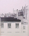 New York Roofs, Vincent Canadé (American (born Italy), San Giorgio Albanese 1879–1961), Lithograph 