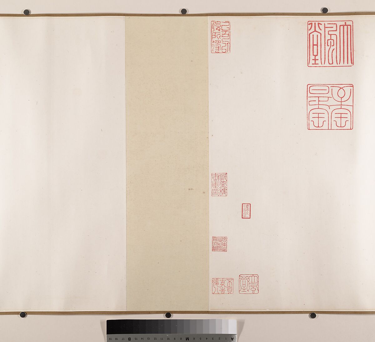 Outing to Zhang Gong's Grotto, Shitao (Zhu Ruoji) (Chinese, 1642–1707), Handscroll; ink and color on paper, China