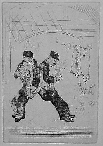 The Seven Deadly Sins, Marc Chagall (French (born former Russian Empire, now Belarus), Vitebsk 1887–1985 Saint-Paul-de-Vence), Prints a, b, c, e, g, h, j: etching and drypoint

Prints d, f: etching, drypoint, aquatint