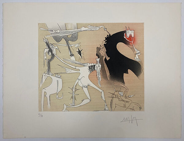 Untitled, Wifredo Lam (Cuban, Sagua La Grande 1902–1982 Paris), Seven etching and aquatint prints