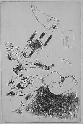 Maternity, Marc Chagall (French (born former Russian Empire, now Belarus), Vitebsk 1887–1985 Saint-Paul-de-Vence), Print a: etching and drypoint
Print b: etching and drypoint
Print c: etching, drypoint and aquatint