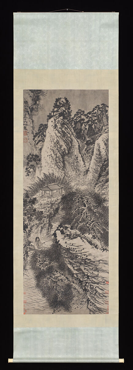 Thirty-six Peaks of Mount Huang Recollected, Shitao (Zhu Ruoji) (Chinese, 1642–1707), Hanging scroll; ink on paper, China
