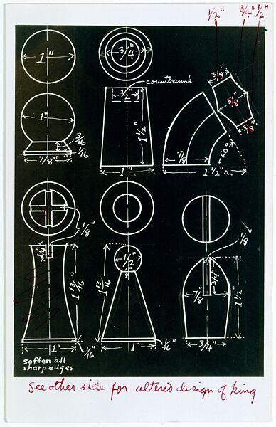 Chess Figures set Man Ray