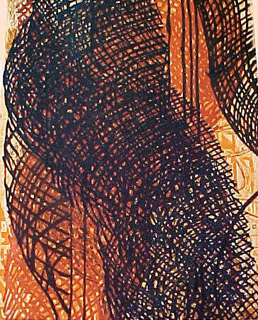 Amplitude, Terry Winters (American, born Brooklyn, New York, 1949), Intaglio (printed in 4 colors) 