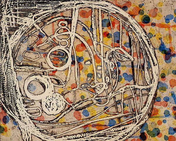 Models for Synthetic Pictures, Terry Winters (American, born Brooklyn, New York, 1949), Portfolio of twelve intaglio prints, each combining open bite etching, soft ground etching, sugar lift aquatint, and spit bite aquatint printed in five colors