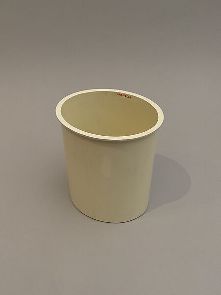 "EKCO ETERNA" Ice Bucket, Marion Weeber (American, Albany, New York 1905–2000 New York), Stainless steel, rosewood, acrylonitirile-butadiene-styrene (ABS), melamine