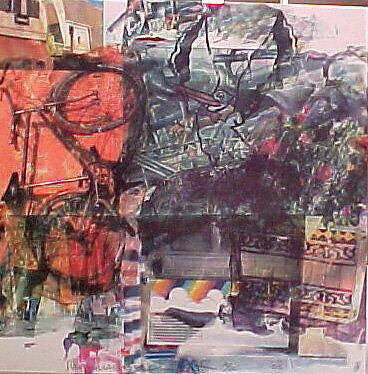 Quattro Mani / Marrakech IV, Robert Rauschenberg (American, Port Arthur, Texas 1925–2008 Captiva Island, Florida), Multi-color photoscreenprint 