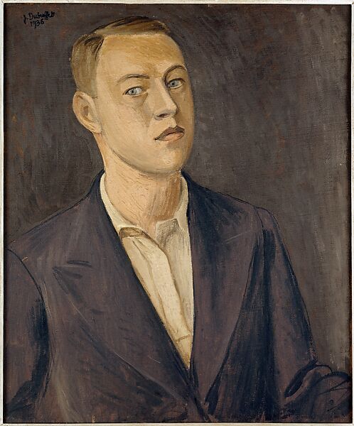 Self-Portrait, Jean Dubuffet (French, Le Havre 1901–1985 Paris), Oil on canvas 