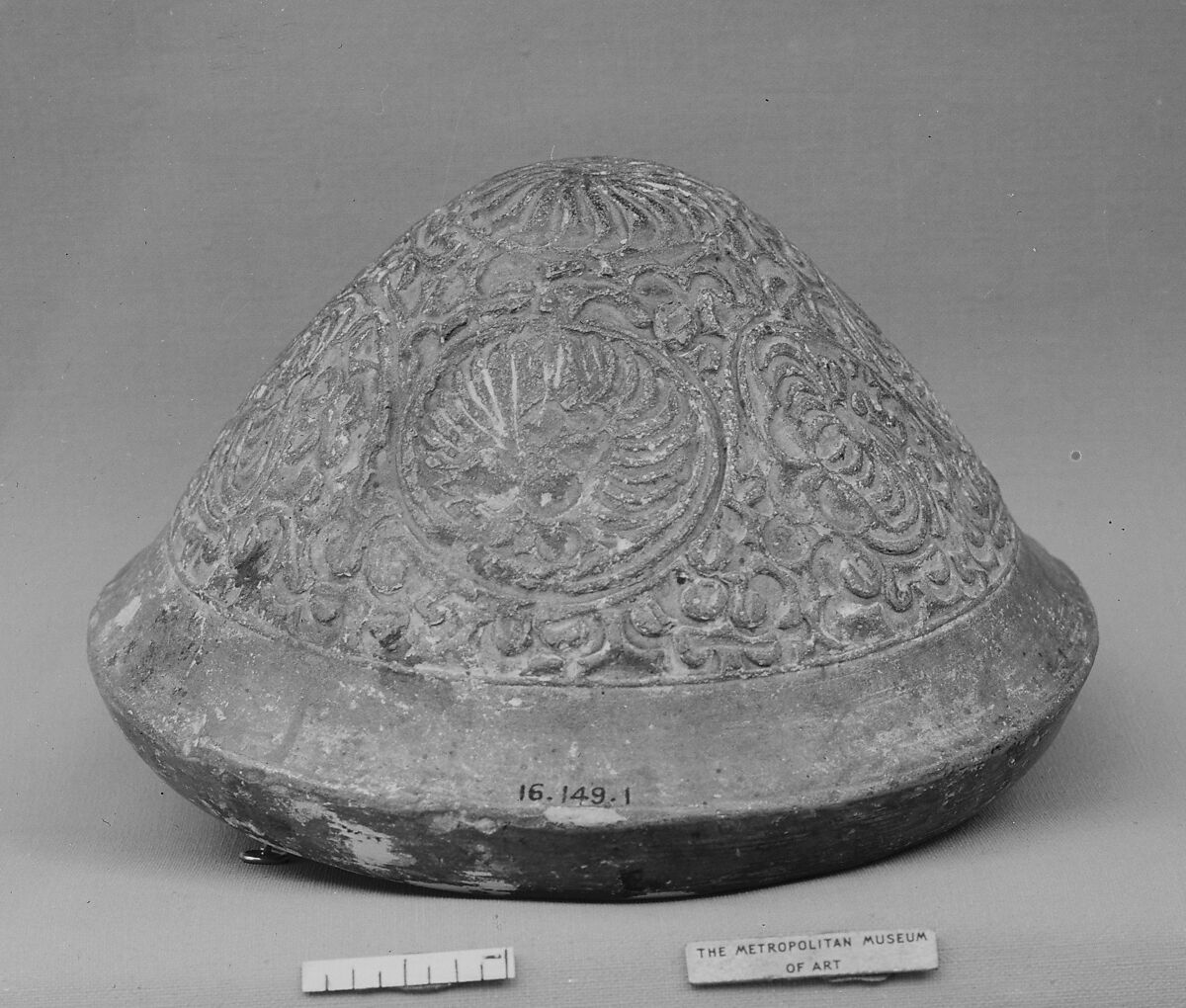 Mold for a Bowl, Stoneware with carved decoration (probably Yaozhou ware), China