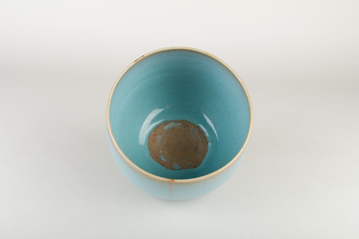Bowl, Stoneware with blue glaze (Jun ware), China