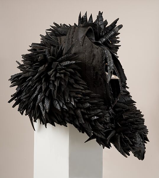 Raw Attraction, Chakaia Booker (American, born Newark, New Jersey, 1953), Rubber tire, steel, and wood