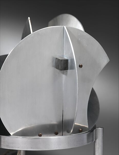 Lamp, Jacques Le Chevallier (French, 1896–1987), Aluminum, vulcanized rubber (ebonite)