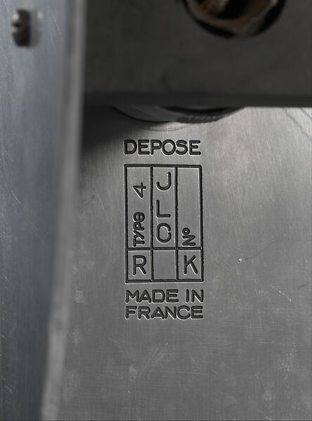 Lamp, Jacques Le Chevallier (French, 1896–1987), Aluminum, vulcanized rubber (ebonite)